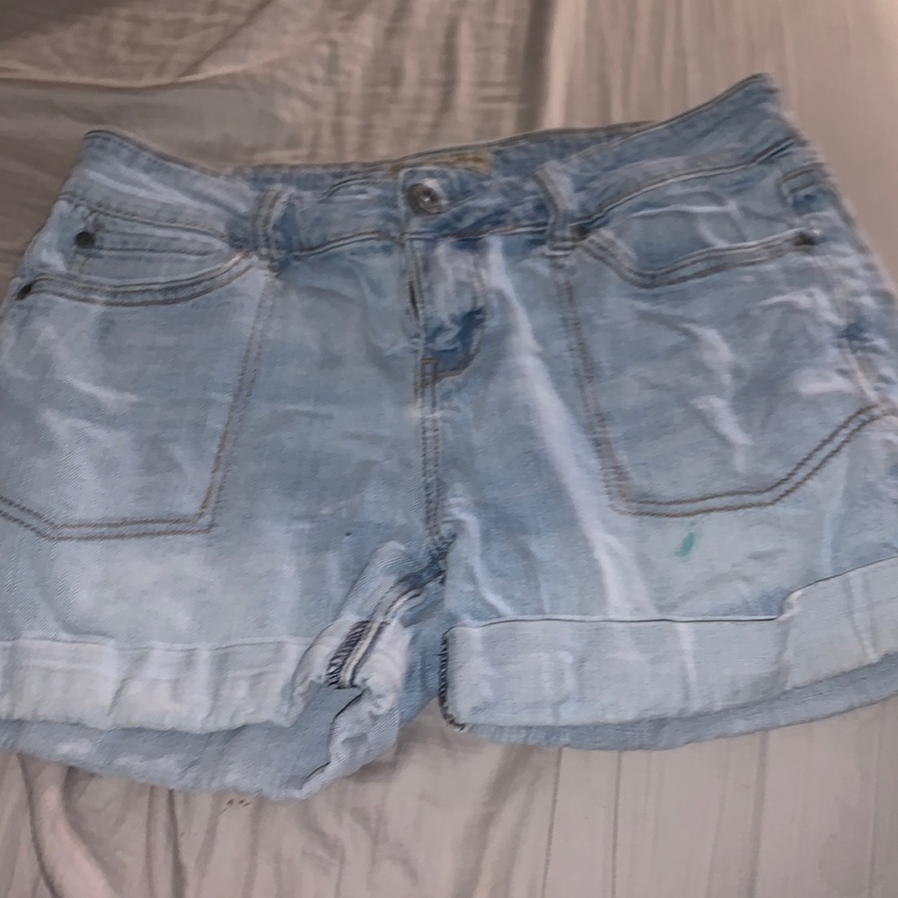 4 NWOT RUFFHEWN JEAN SHORTS LIGHT WASH OBO